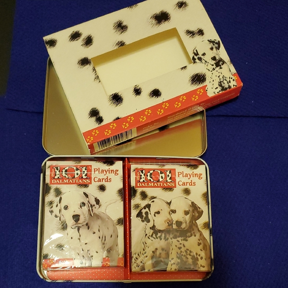 101 Dalmatians Dog Playing Cards Set Vintage Circa 1996 New In Package